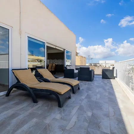 Apartamento Bright And Spacious Penthouse With Large Terrace Msida